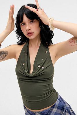 UO Coyote Eyelet Top