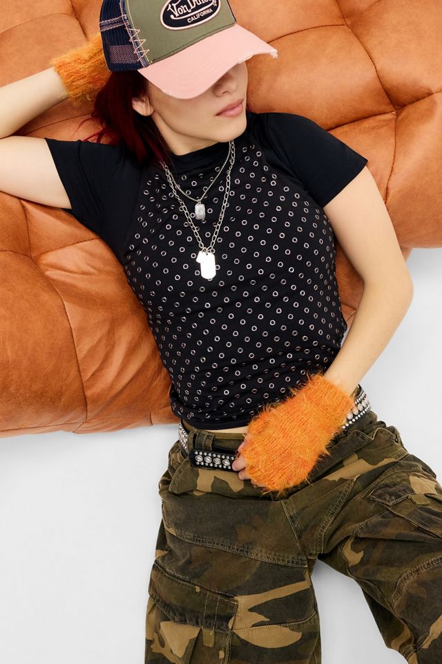 Top à œillets sans dos Silence + Noise Carrie #5