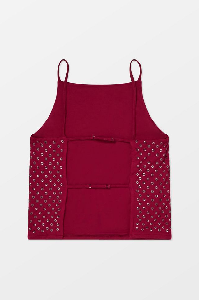 Silence + Noise Carrie Backless Eyelet Top #5