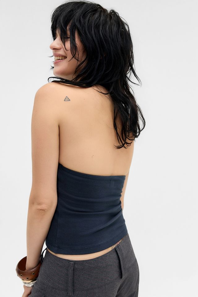 UO Hattie Washed Halter Top #3