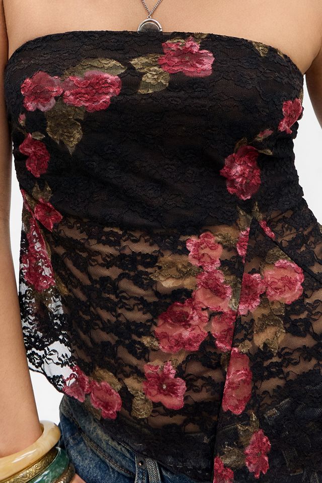 Kimchi Blue Indie Lace Bandeau Top #1