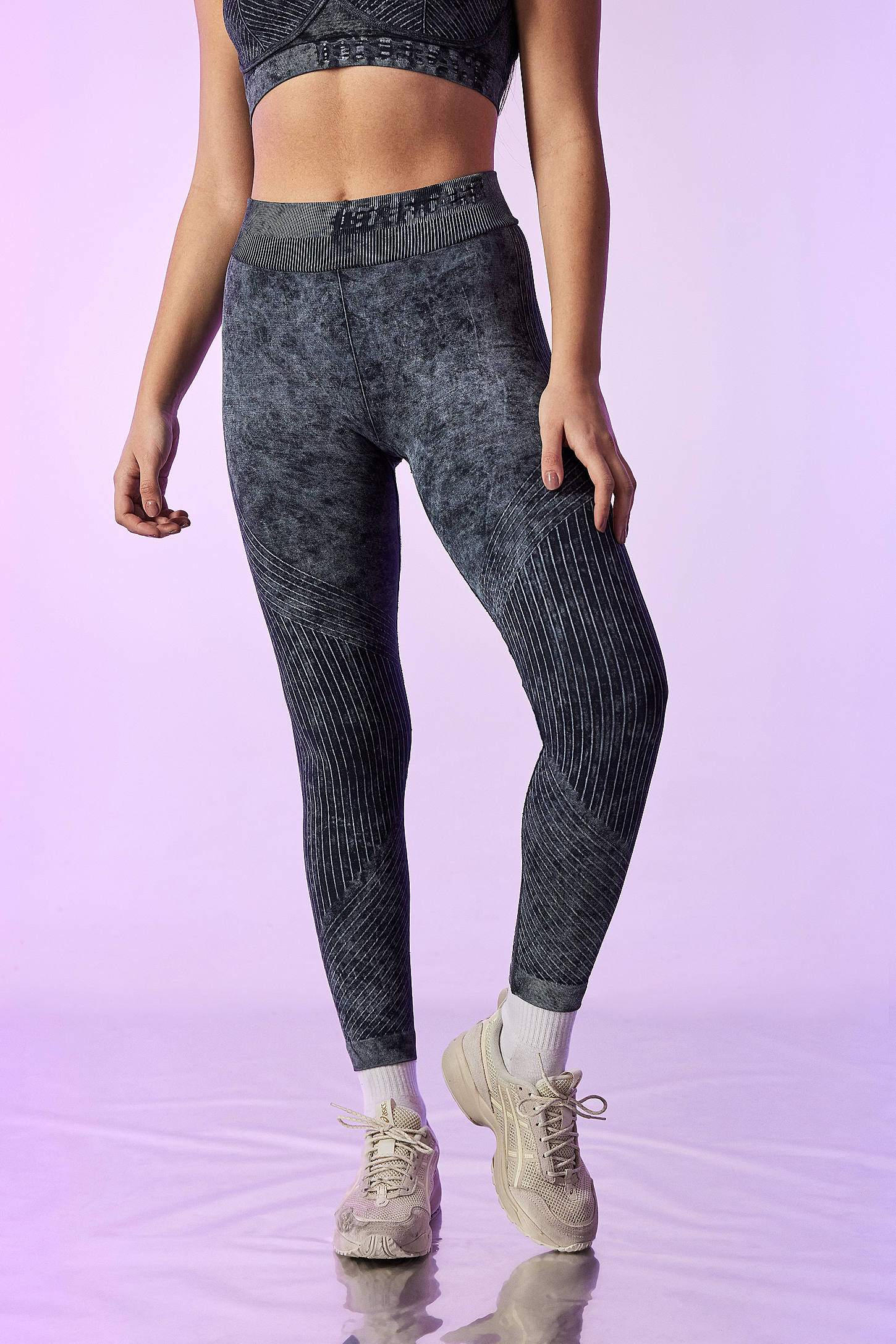 iets frans SPORT Acid Wash Contoured Leggings, Urban Outfitters
