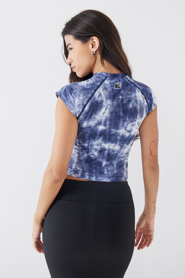 iets frans... Blue Tie-Dye Knitted Baby T-Shirt  #3