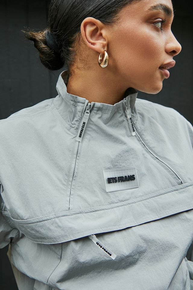 iets frans... Grey Windbreaker Jacket #1