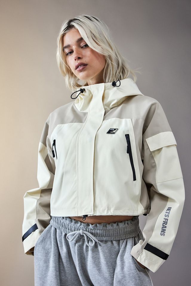iets frans... Tech Panelled Cropped Jacket | Urban Outfitters UK