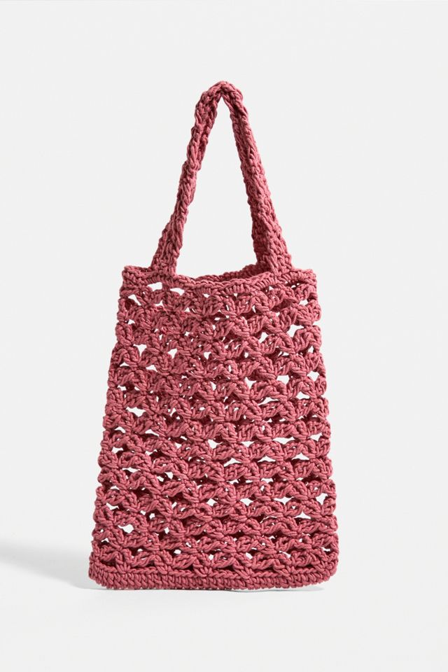 UO Mini Macrame Tote Bag #1