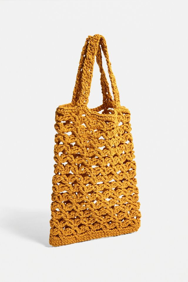 UO Mini Macrame Tote Bag #1