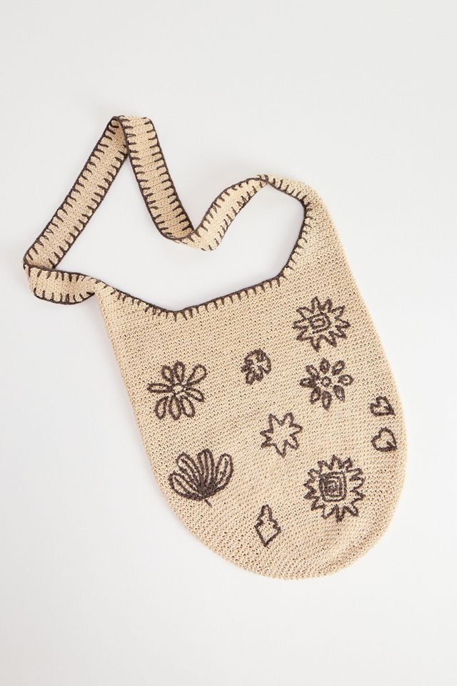 Sac à bandoulière motif macramé UO #2