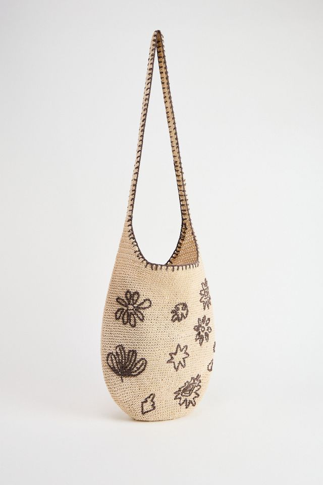 Sac à bandoulière motif macramé UO #3