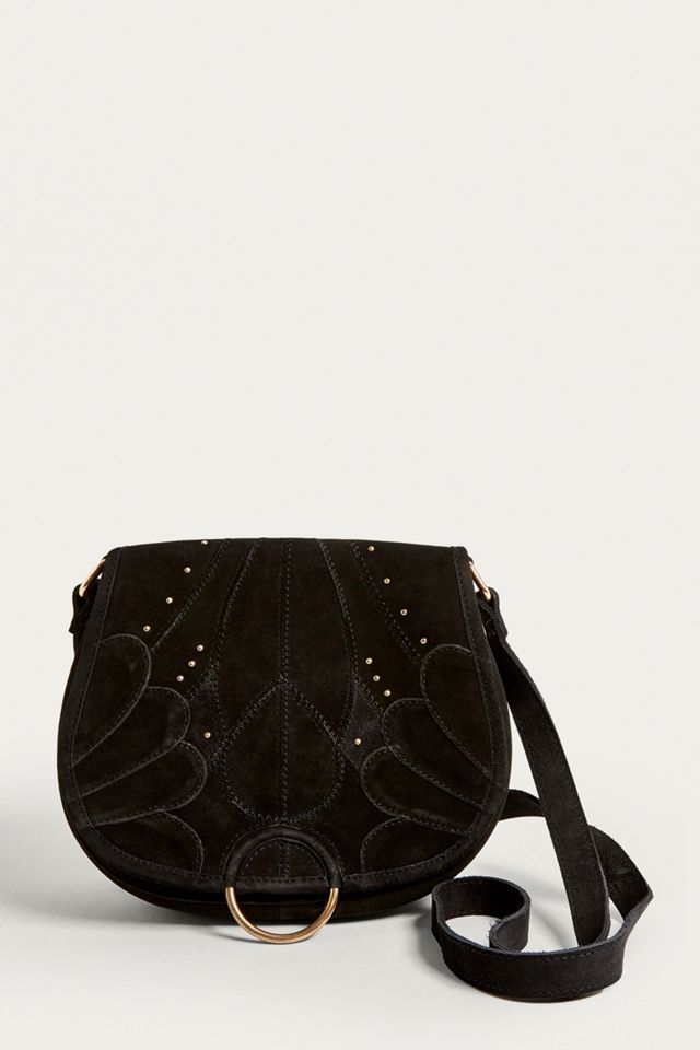 UO Suede Ring Saddle Crossbody #1