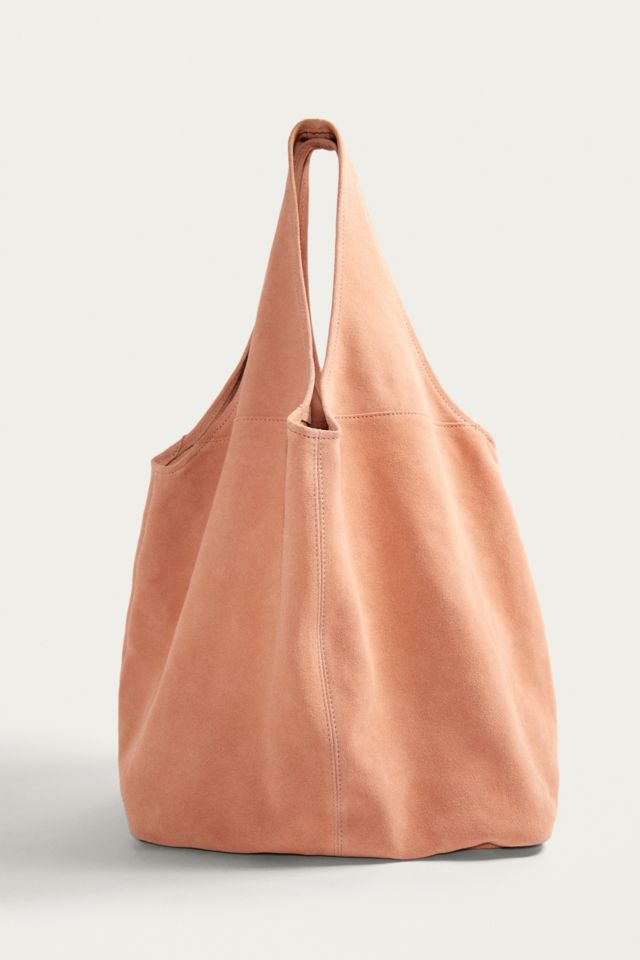 Suede slouch tote bag new arrivals