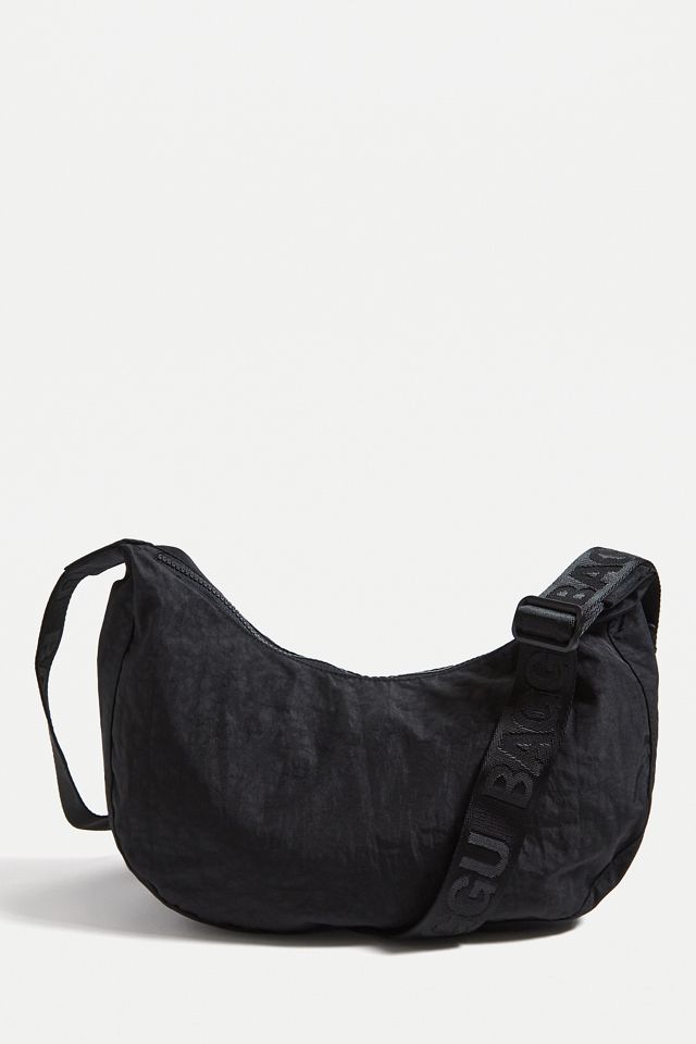 BAGGU MEDIUM NYLON CRESCENT BAG 黒　アメリカ購入 Baggu | Medium Nylon Crescent Bag in Black | Shopzane – Zane