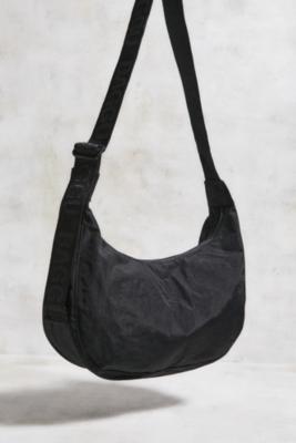 BAGGU Black Medium Nylon Crescent Bag | Urban Outfitters UK