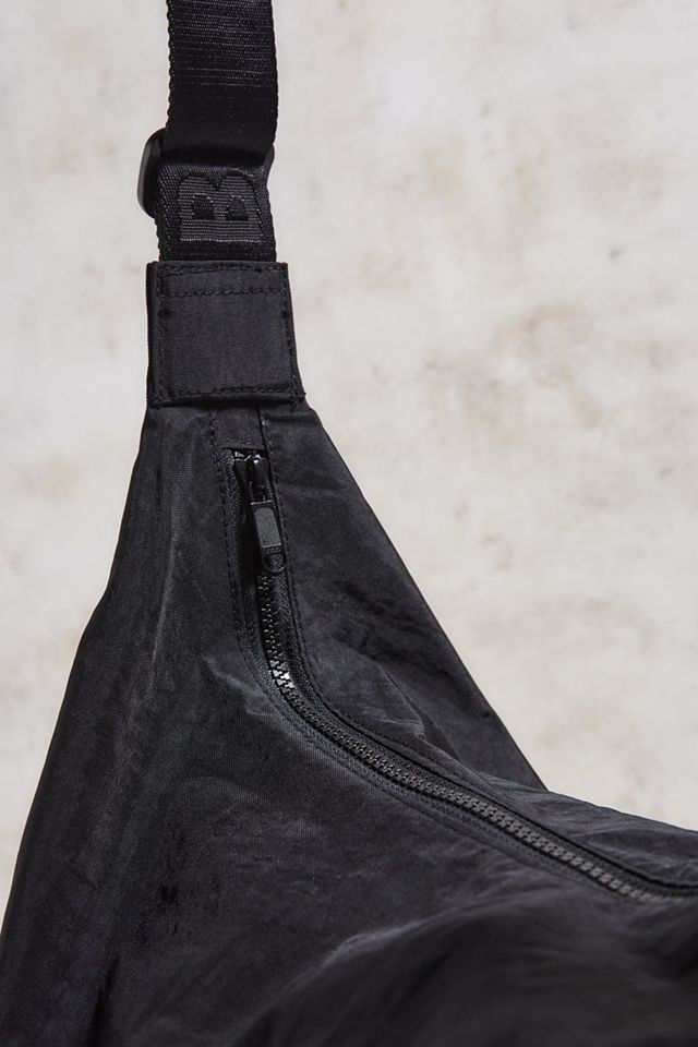 BAGGU Black Large Nylon Crescent Bag #4