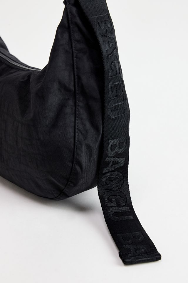 BAGGU Borsa Mezzaluna Media in Nylon Nero #3