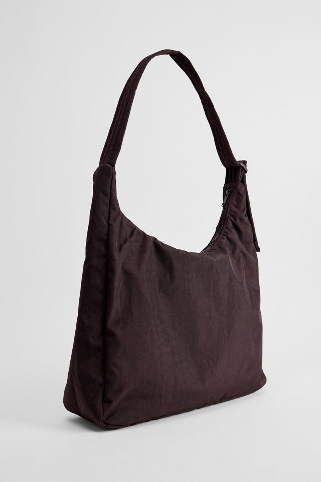 Bolso de Hombro de Nylon Marrón BAGGU #1