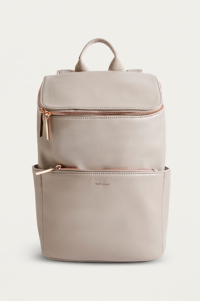 Matt & Nat – Grauer Rucksack „Brave“ #1