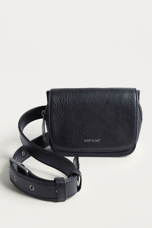 Matt & Nat Aki Black Bum Bag #1
