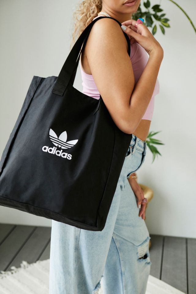 Adidas black tote online bag