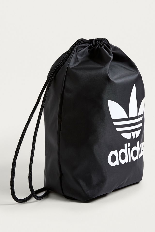 adidas Originals Trefoil Black Gym Sack Urban Outfitters UK