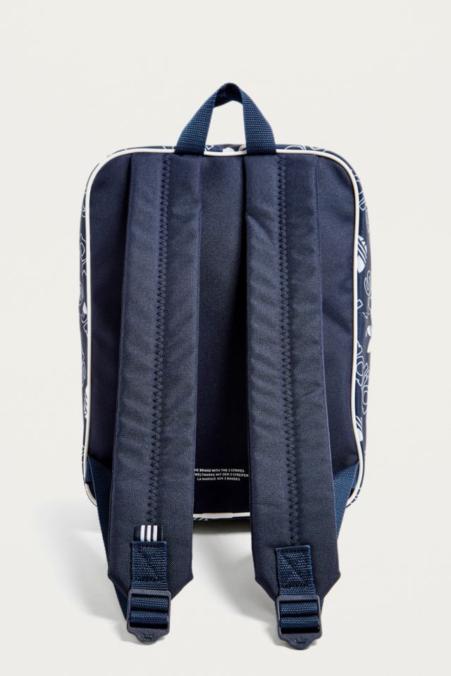 Adidas originals classic medium sale backpack in all over logo