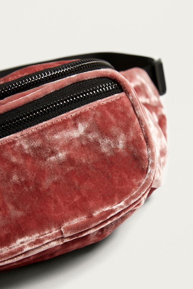BDG Pink Velvet Bum Bag #2