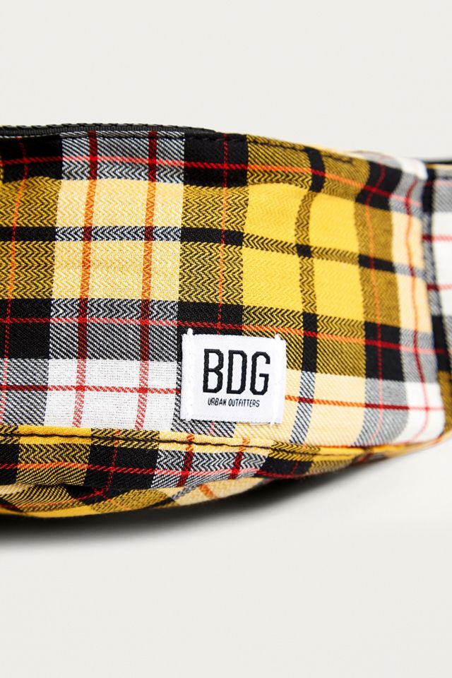 BDG – Karierte Gürteltasche in Gelb #2