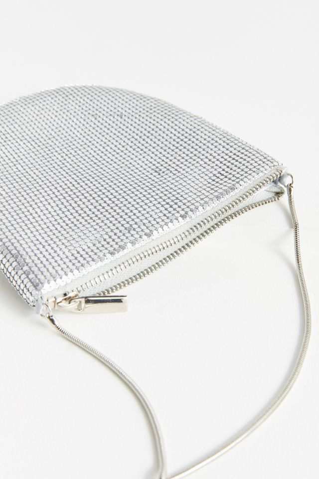 Chainmail Silver Crossbody | Urban Outfitters UK