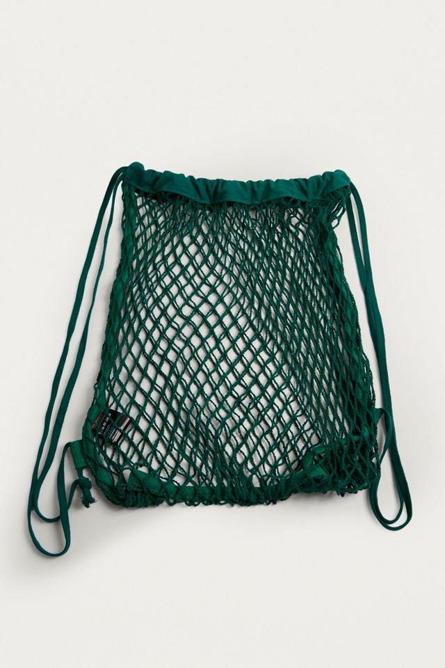 Green Mesh String Backpack | Urban Outfitters UK