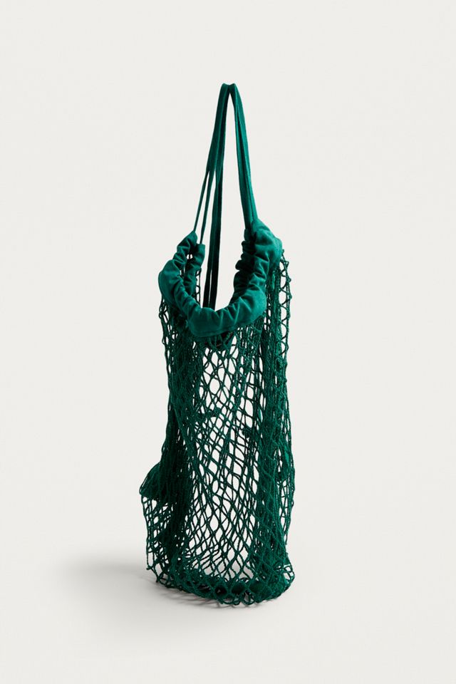 Green Mesh String Backpack | Urban Outfitters UK