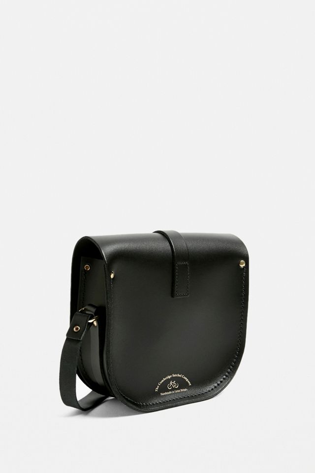 The Cambridge Satchel Company Black Leather Saddle Bag #2