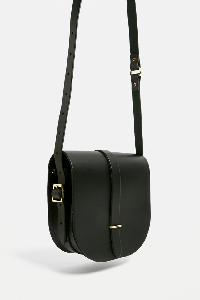 The Cambridge Satchel Company Black Leather Saddle Bag #3