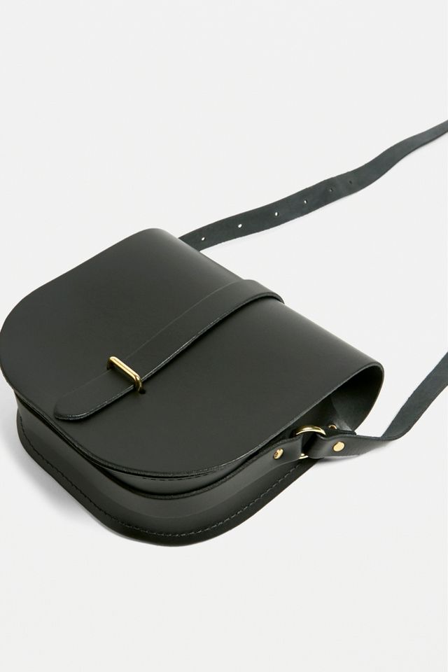 The Cambridge Satchel Company Black Leather Saddle Bag #4