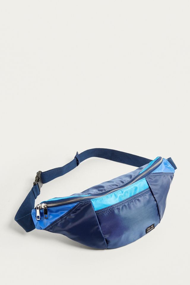 UO Nylon Colourblock Oversized Bum Bag - Navy #1