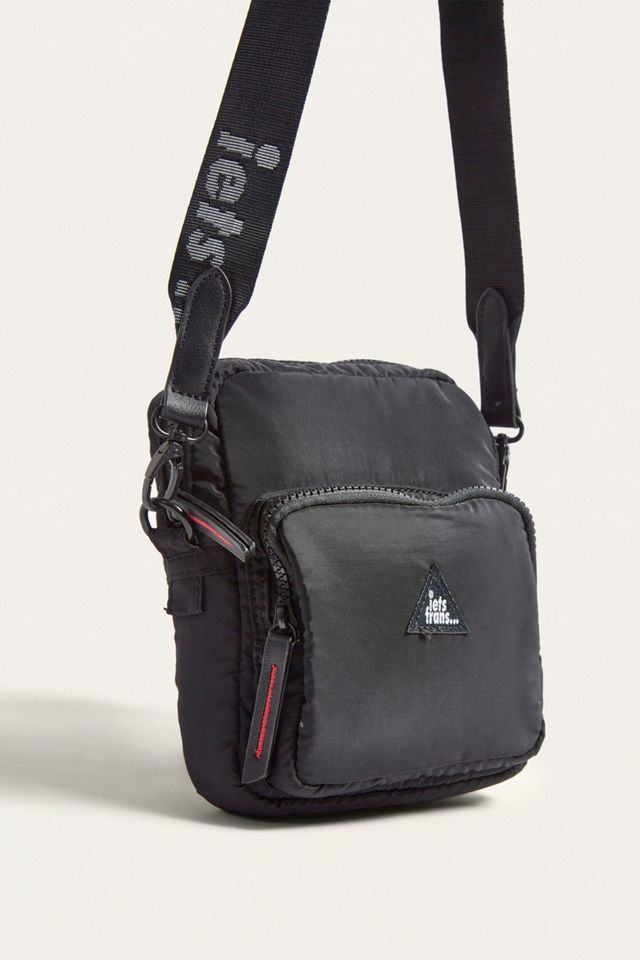iets frans… Black Nylon Crossbody Bag #4