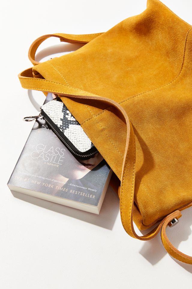 Mustard Suede Bucket Bag #2