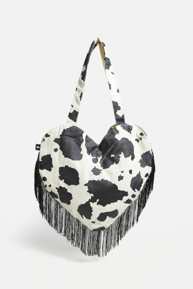 Lazy Oaf Cow Print Tote Bag