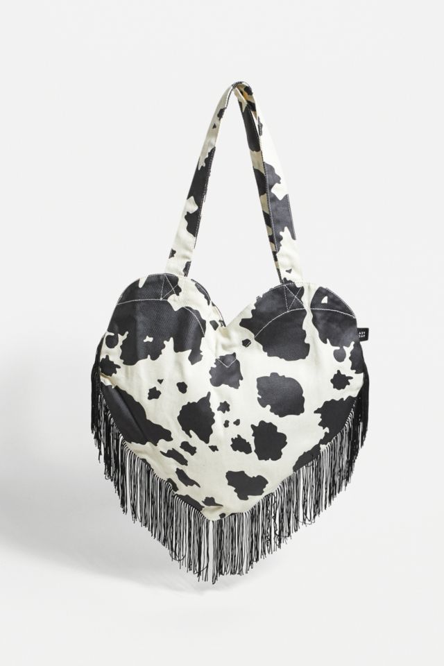 Lazy Oaf Cow Print Tote Bag