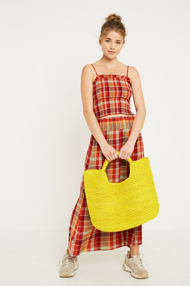 Slouchy Straw Tote Bag #1