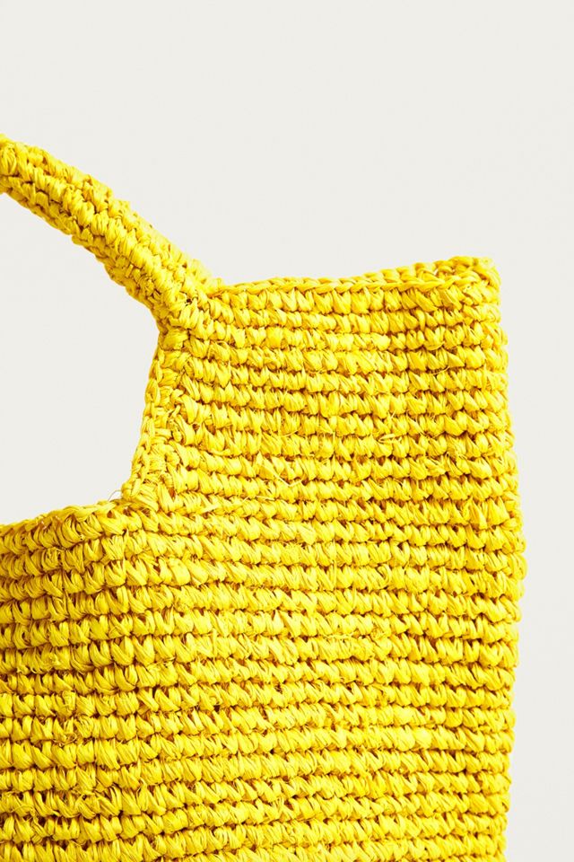 Slouchy Straw Tote Bag #2