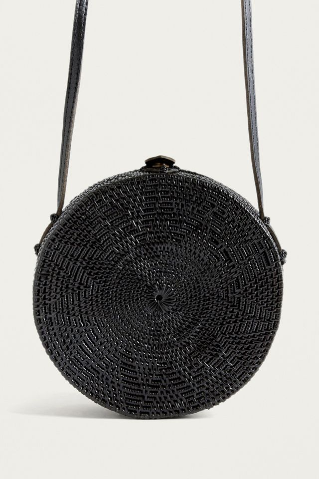 Circle Straw Crossbody Bag #2