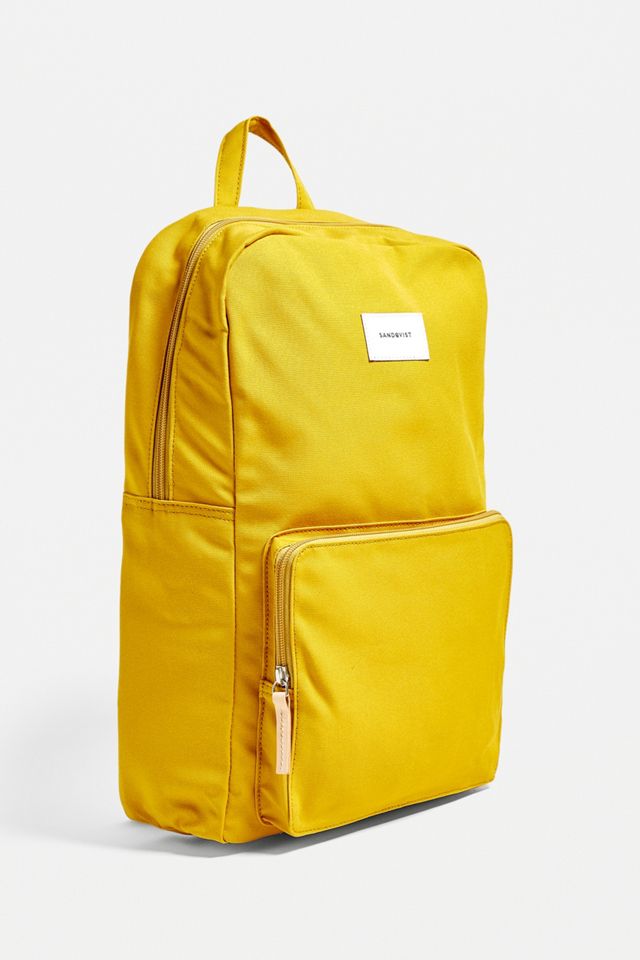 Sandqvist Kim Yellow Backpack #3