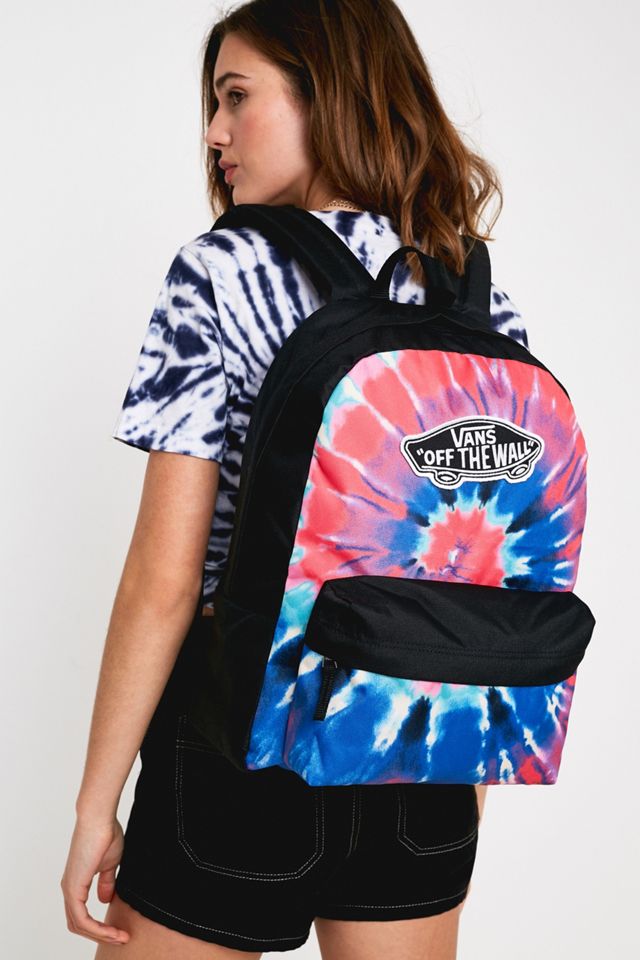 Vans Realm Tie-Dye Backpack Urban Outfitters UK