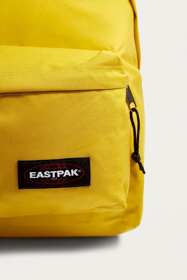 Eastpak Exotic Yellow Padded Pak'R Backpack | Urban Outfitters UK
