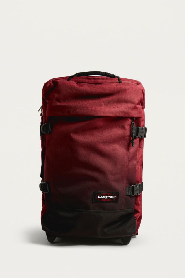 Sac eastpak bordeaux dégradé sale