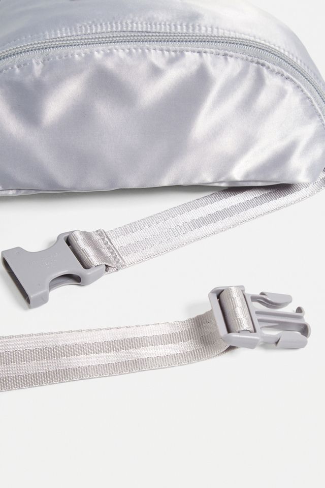 Eastpak Springer Silver Satin Bum Bag | Urban Outfitters UK