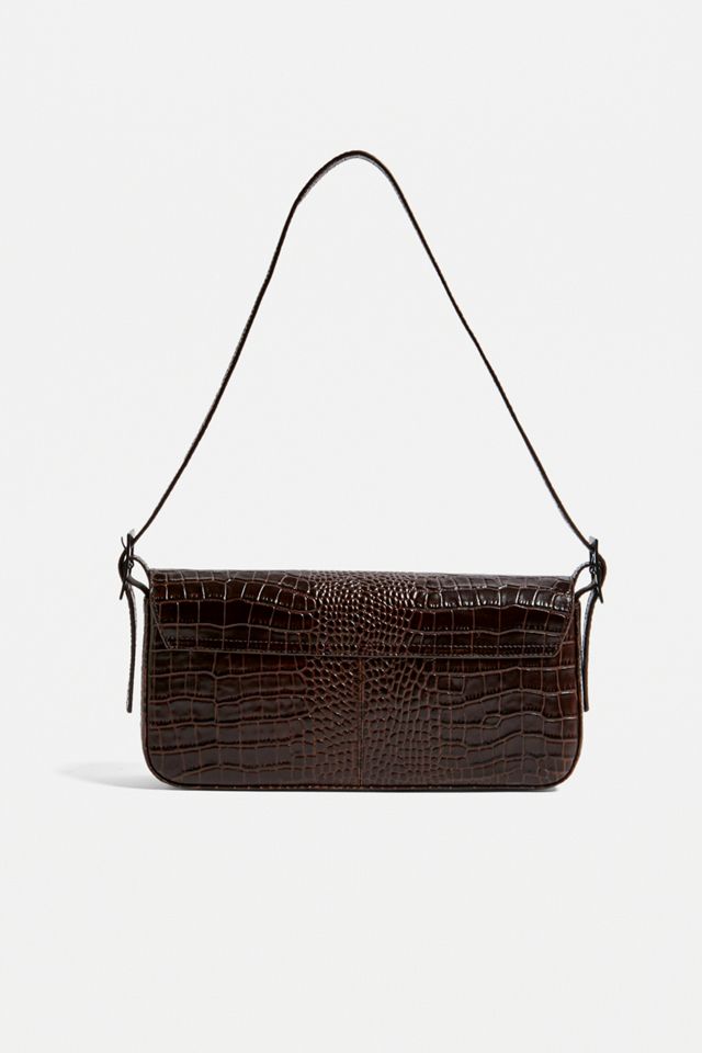 Borsa a Baguette in Pelle di Coccodrillo Vagabond #3