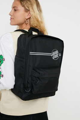 Santa Cruz Opus Stripes Black Backpack Urban Outfitters UK