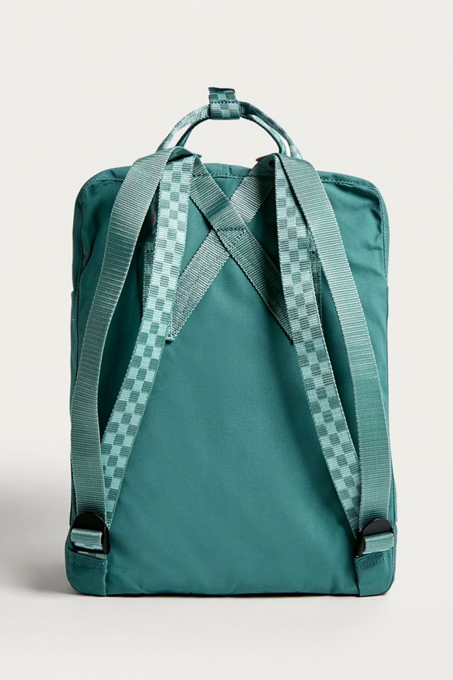 Fjallraven Kanken Classic Frost Green Checkerboard Backpack #4