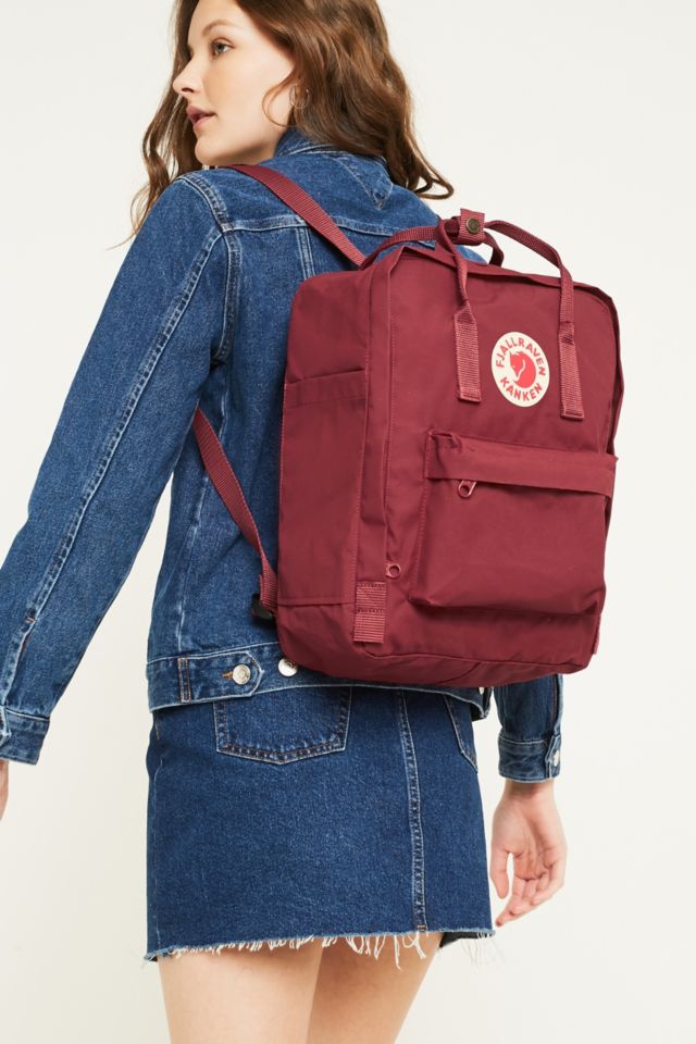 Fjallraven kanken hotsell ox red backpack